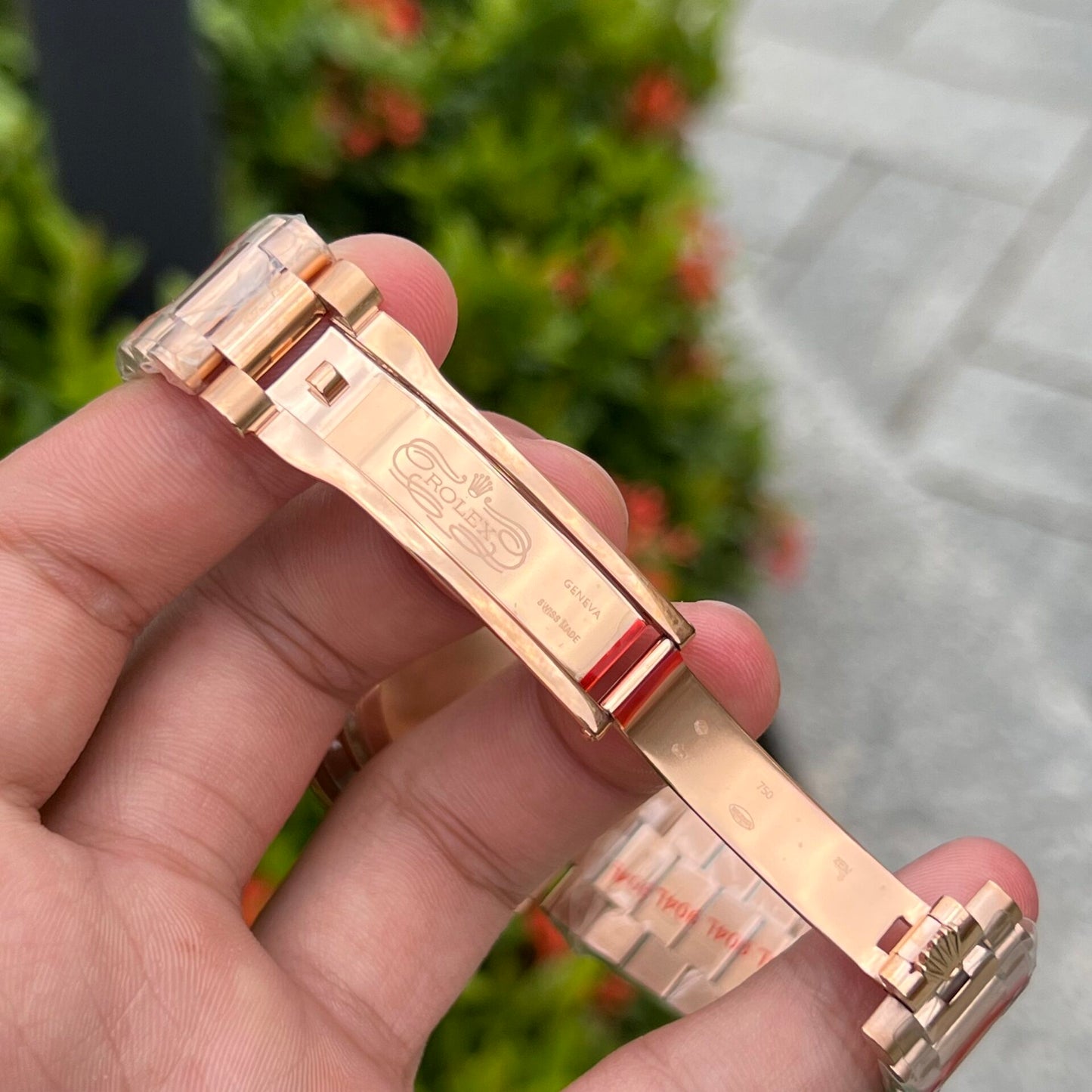 Rolex Day-Date Rose Gold Best Replica Watch White Dial EW Factory 40mm