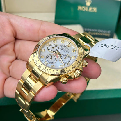 Rolex Daytona 116508 Gold Wrapped Dial Mother Of Pearl Clean Factory 40mm