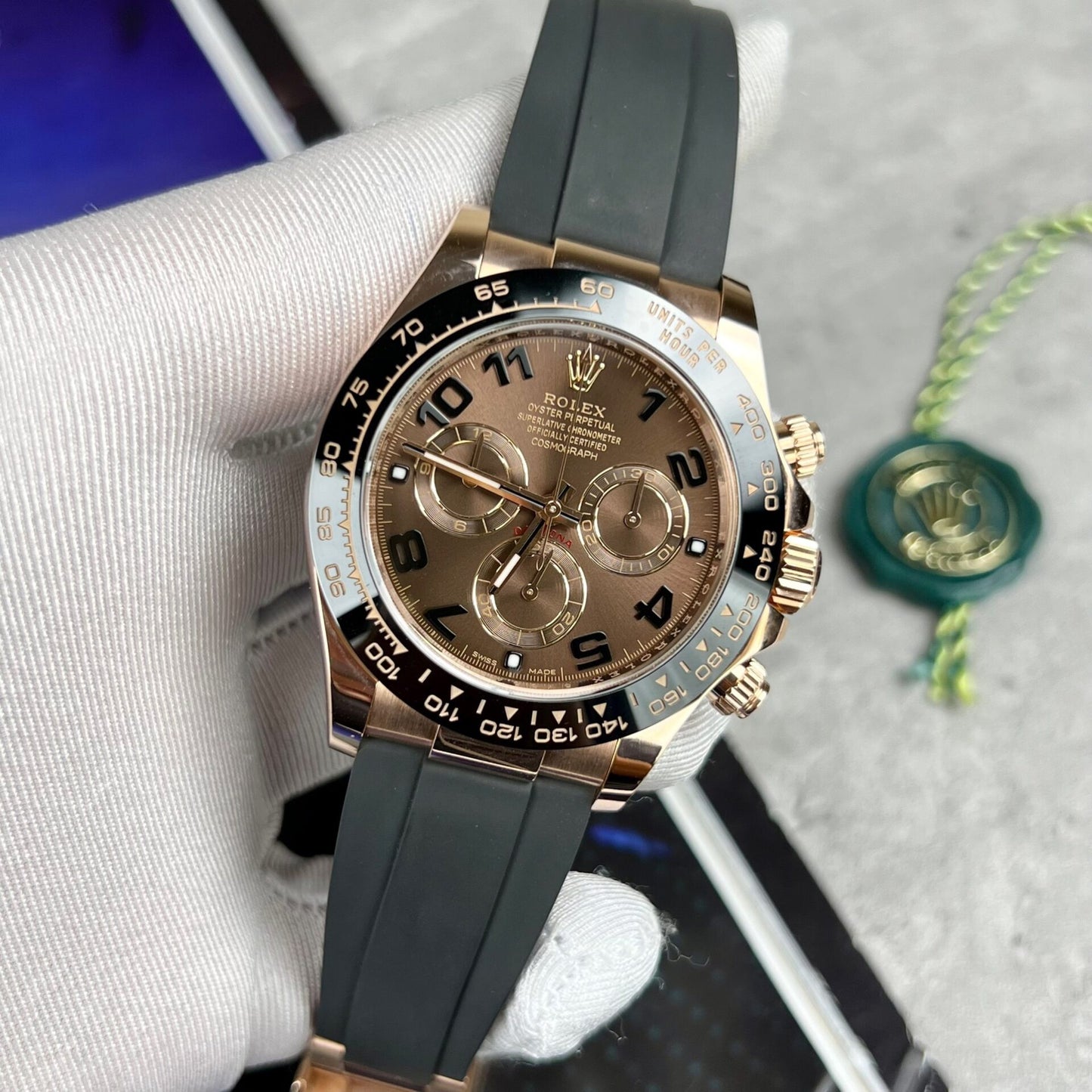 Rolex Daytona 116515LN 18K Rose Gold Wrapped Replica Watch 40mm Clone