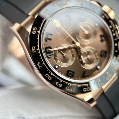 Rolex Daytona 116515LN 18K Rose Gold Wrapped Replica Watch 40mm Clone