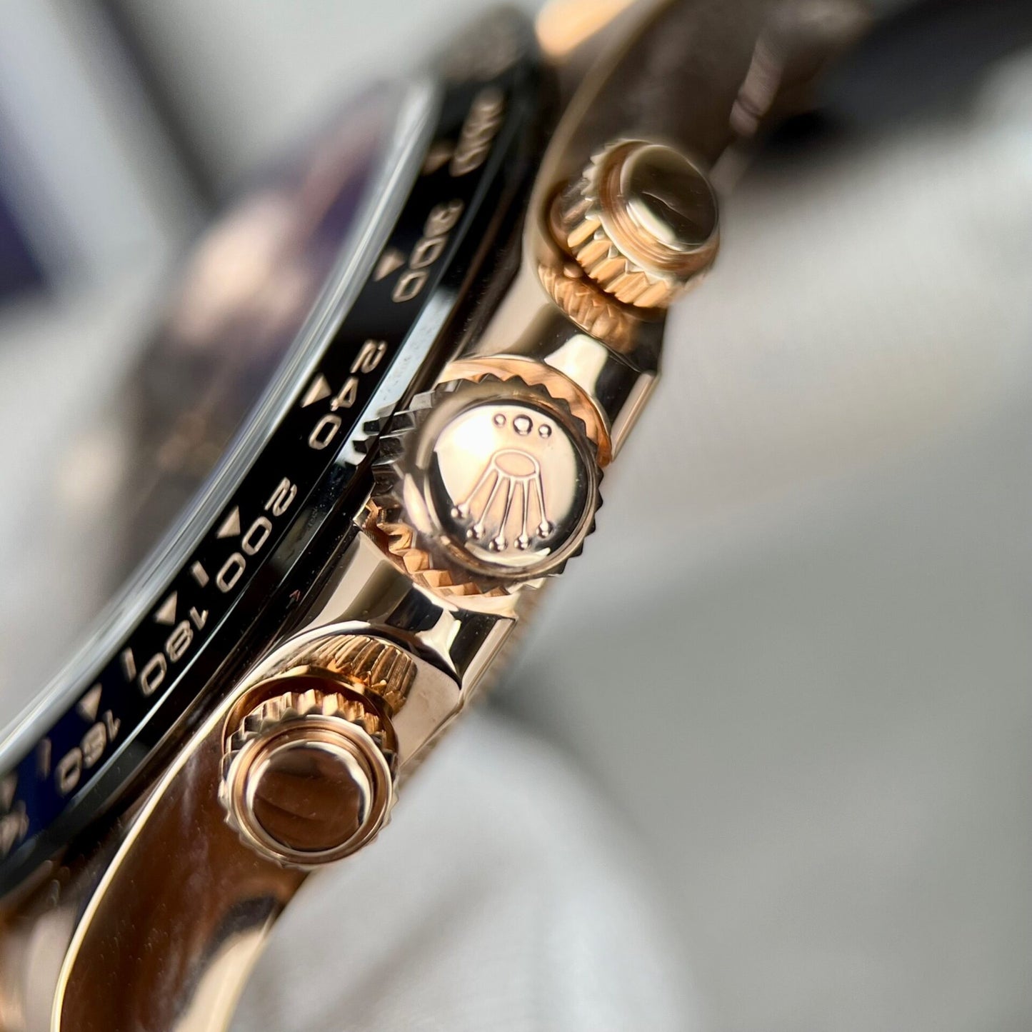 Rolex Daytona 116515LN 18K Rose Gold Wrapped Replica Watch 40mm Clone