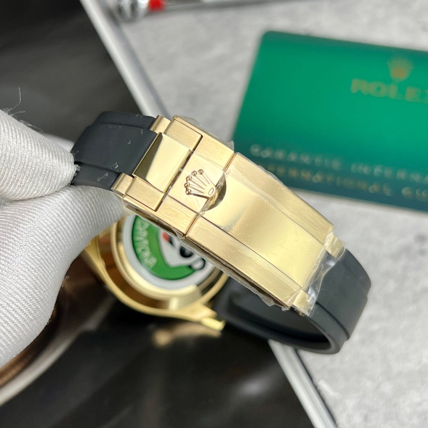 Rolex Daytona 116518LN Replica 11 Watch Yellow Gold Dial BT Factory 40mm