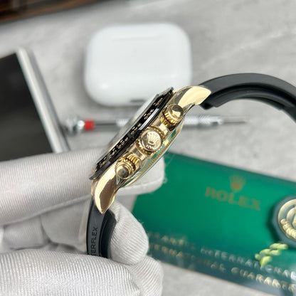 Rolex Daytona 116518LN Replica 11 Watch Yellow Gold Dial BT Factory 40mm