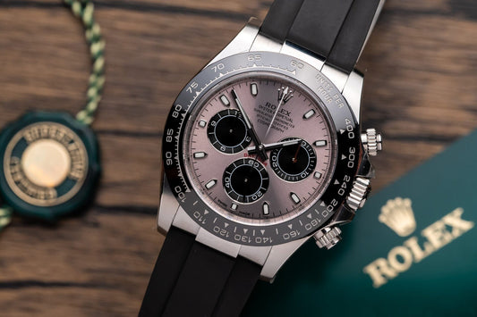 Rolex Daytona 116519LN Gray Dial Oysterflex Strap Clean Factory 40mm