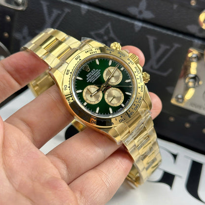 Rolex Daytona 126508 Dial Green Best Replica Watch Oyter Strap THB Factory 40mm