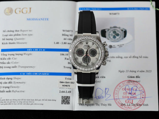 Rolex Daytona Dial MOP Replica Watch Number Pile  Custom 40mm