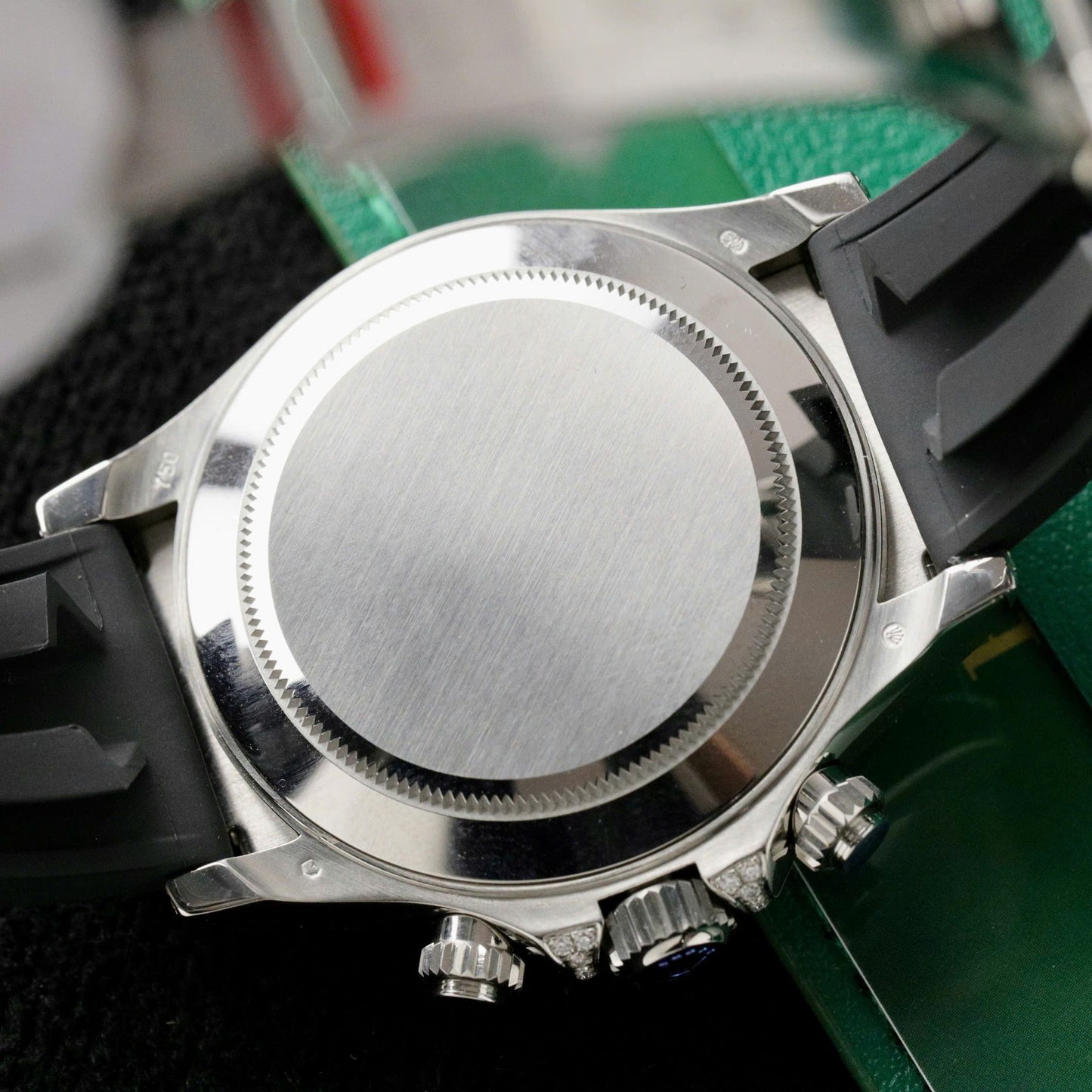Rolex Daytona Replica Watch Dial Meteorite Custom Diamonds Moissanite Baguette 40mm Clone