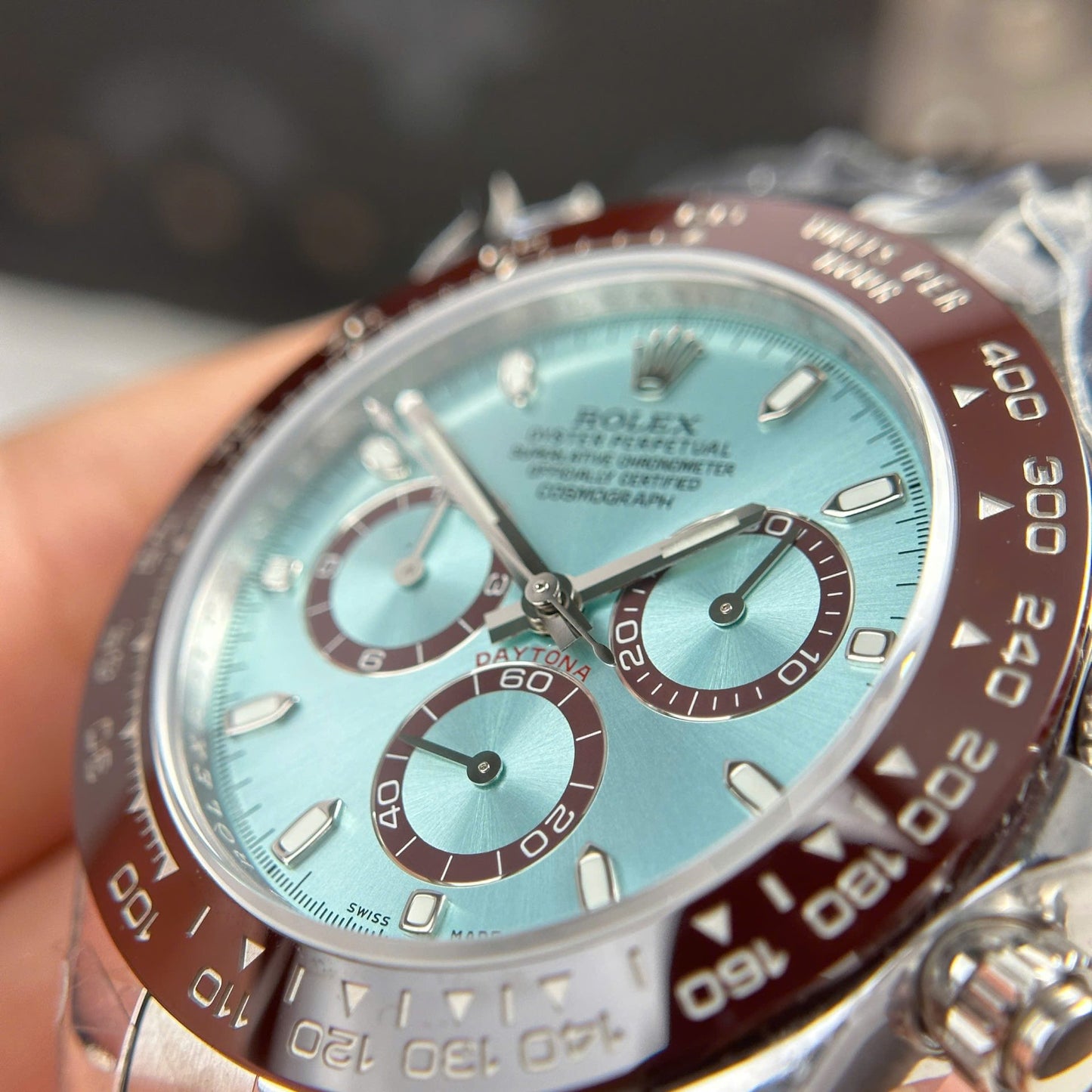 Rolex Daytona Ice Blue 116506 Best Replica Watches QF Factory 40mm