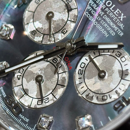 Rolex Daytona Mother Of Pearl And Moissanite Diamonds Dial Replica Watch BT Factory 40mm