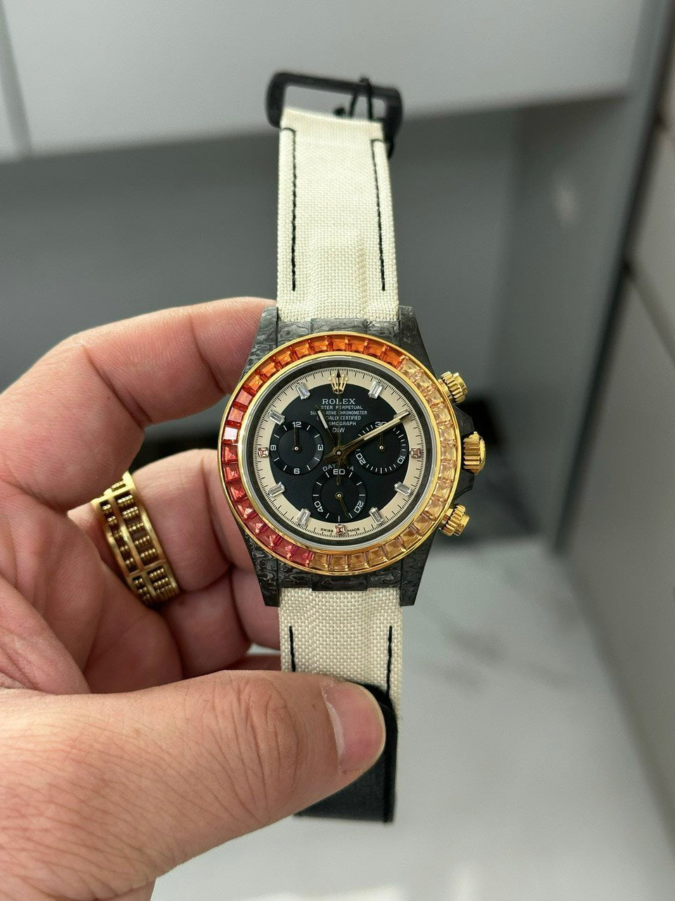 Rolex Replica Daytona Cosmograph DIW Carbon 40mm Clone