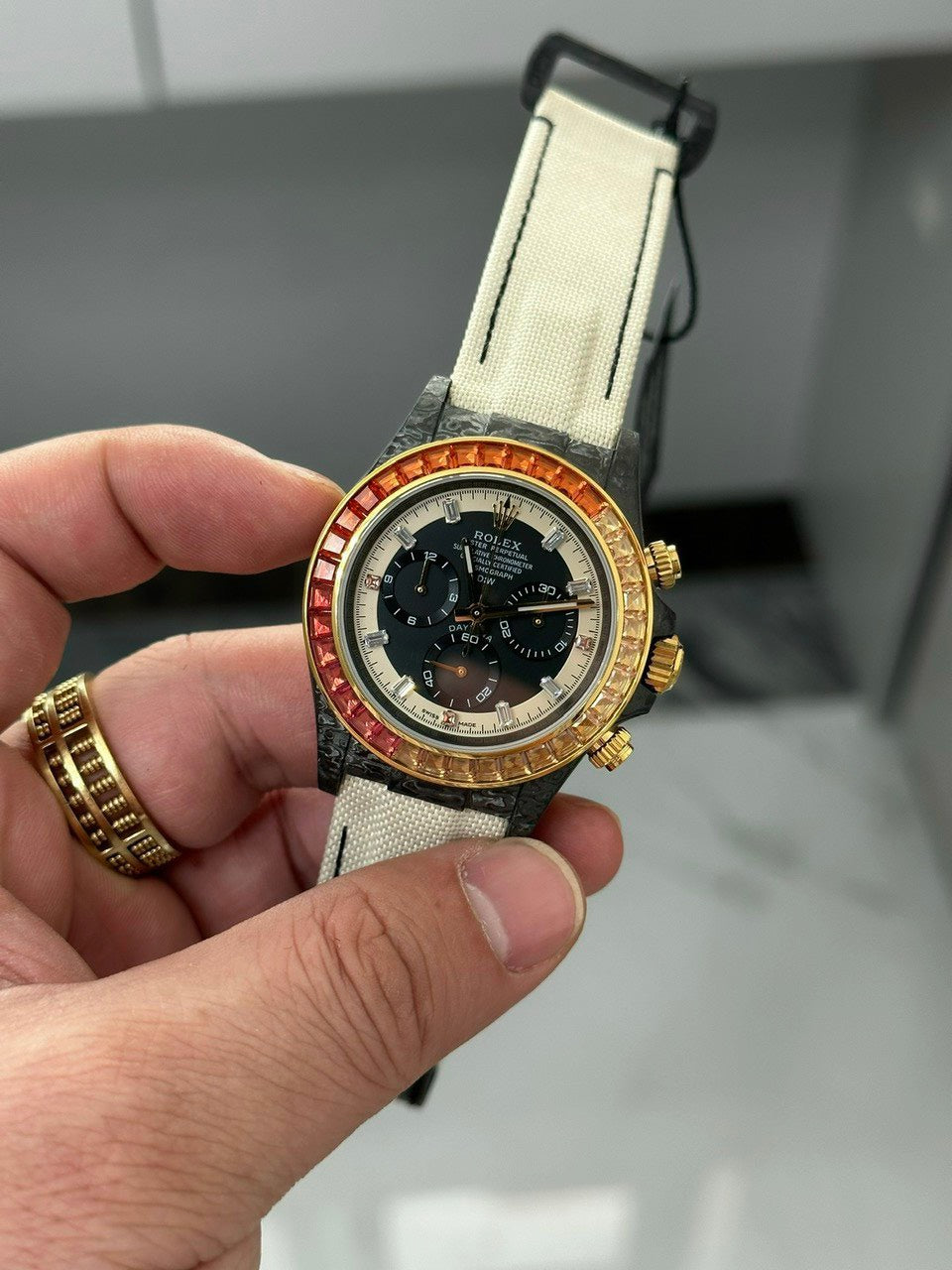 Rolex Replica Daytona Cosmograph DIW Carbon 40mm Clone