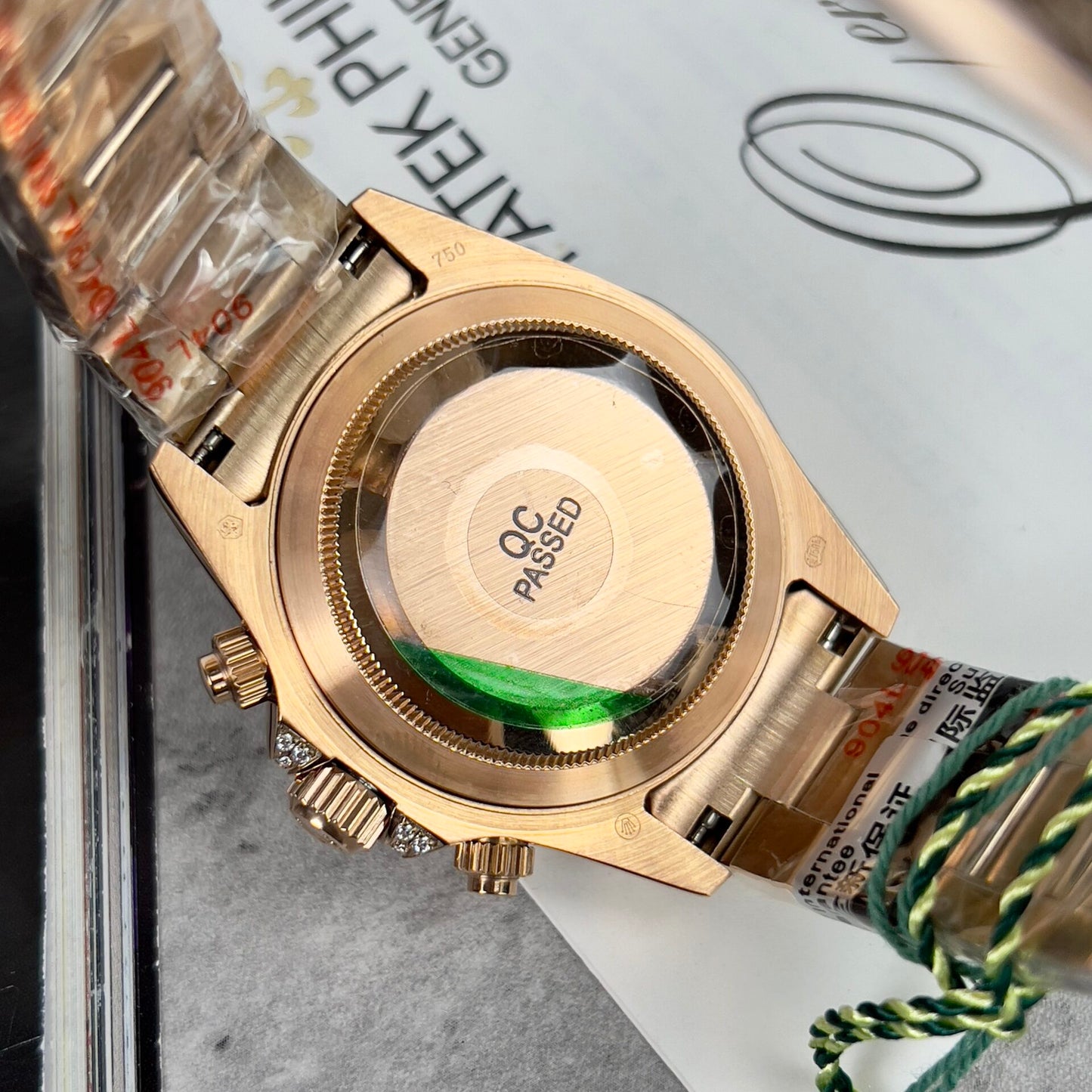 Rolex Daytona Rainbow Best Replica Watch Full Diamond 40mm Clone