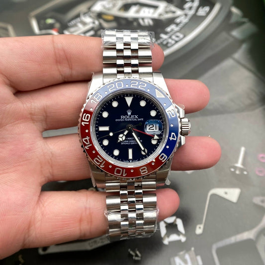 Rolex GMT-Master II 126710BLRO Replica Pepsi Clean Factory 40mm