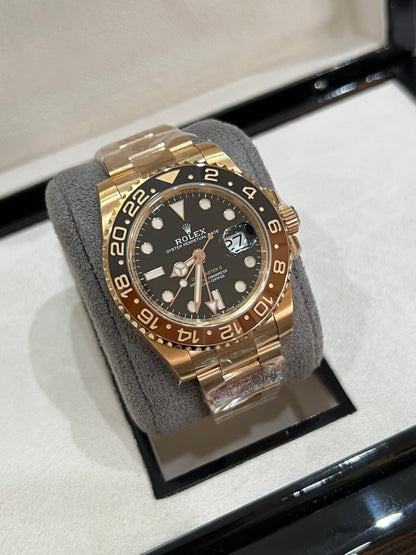 Rolex GMT-Master II 126715CHNR Replica Watch Root Beer Clean Factory 40mm