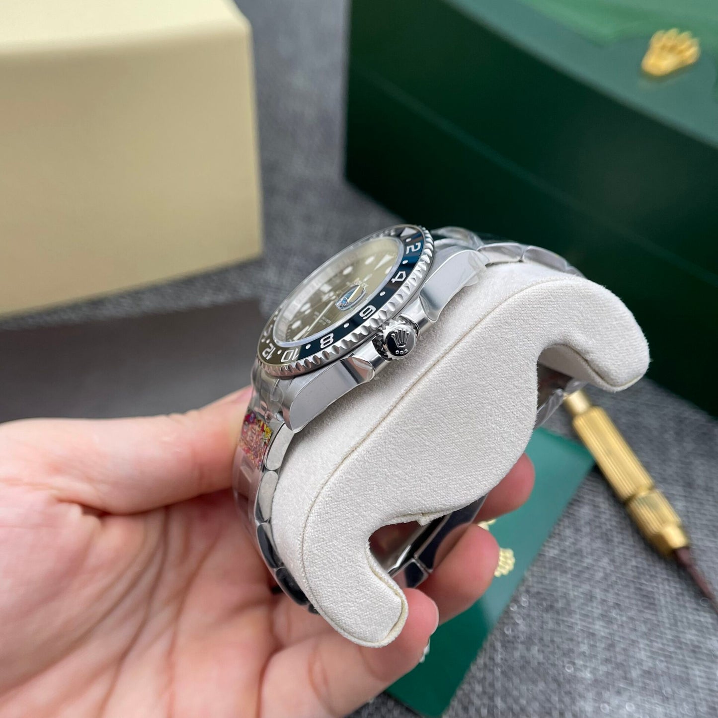 Rolex GMT Master II Replica Watch Black Dial Clean Factory 40mm