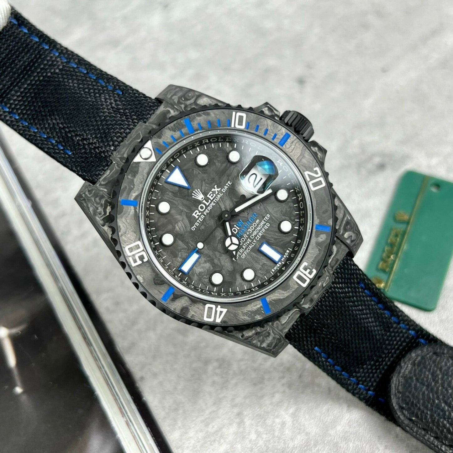 Rolex GMT-Master II Diw Replica 11 Watch Carbon Ultra Light 40mm Clone