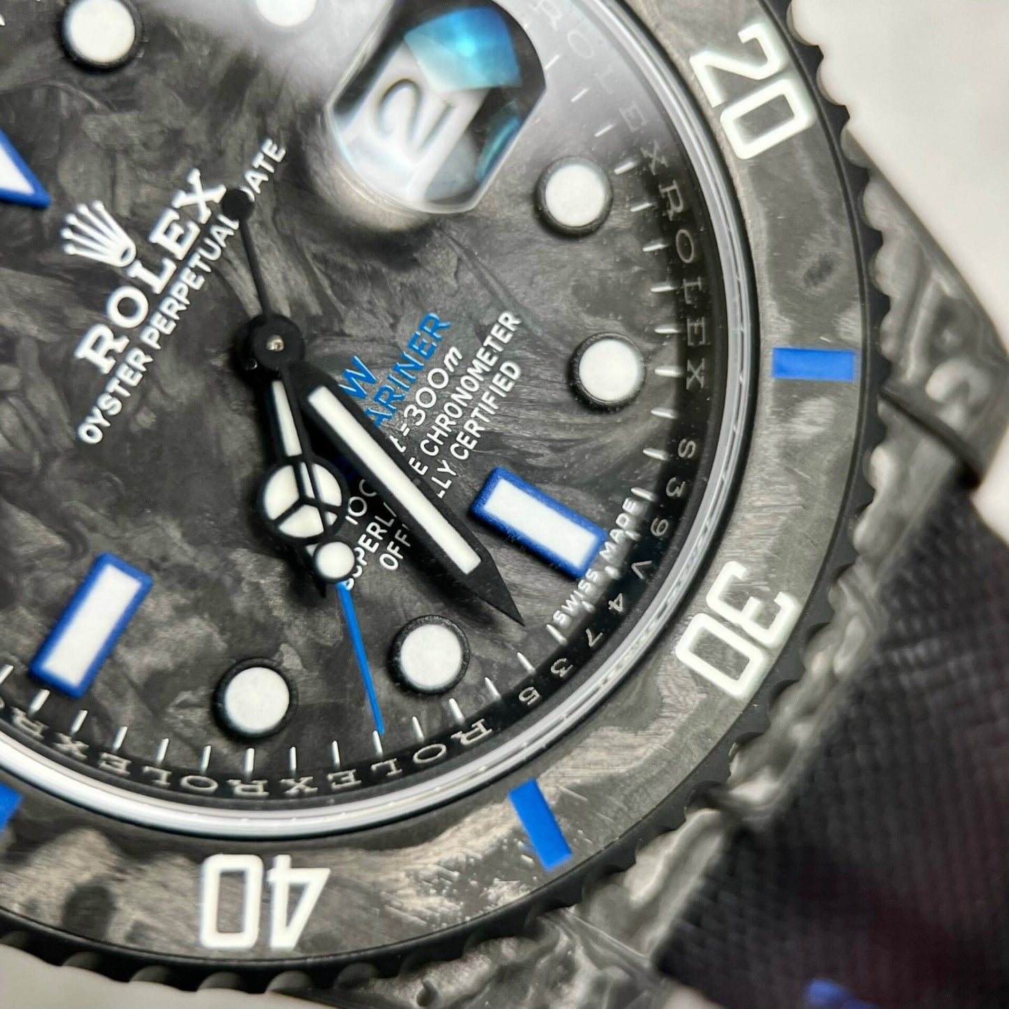Rolex GMT-Master II Diw Replica 11 Watch Carbon Ultra Light 40mm Clone