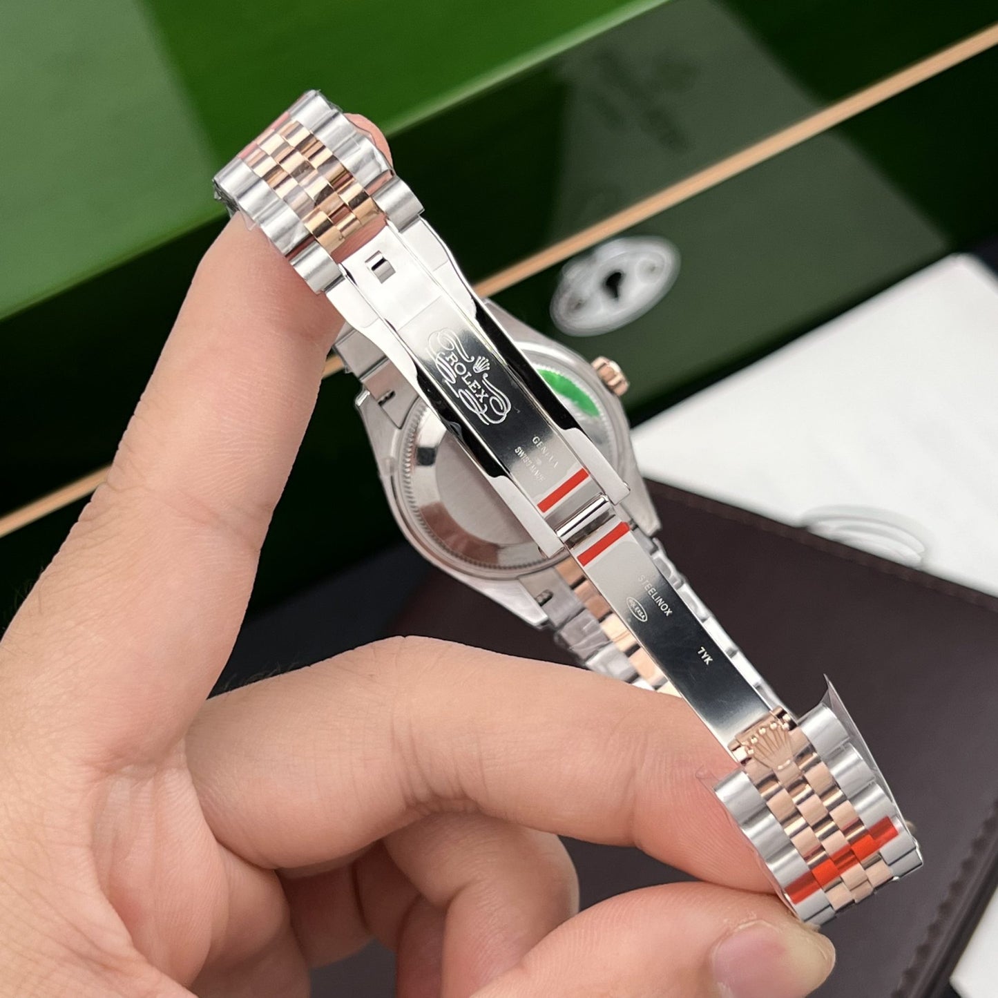 Rolex Replica Watch DateJust Mother Of Pearl Dial EW Factory 31mm