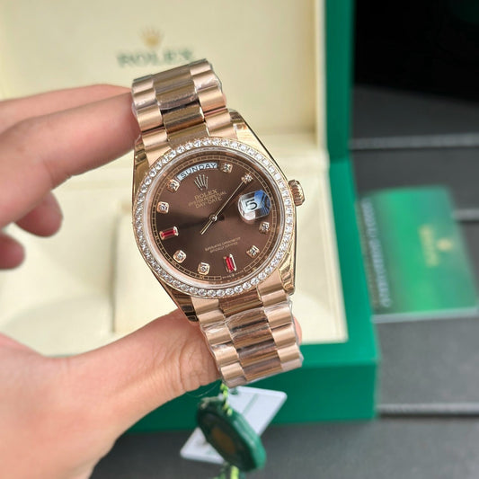 Rolex Day-Date Dial Chocolate President Dial EW Factory 36mm