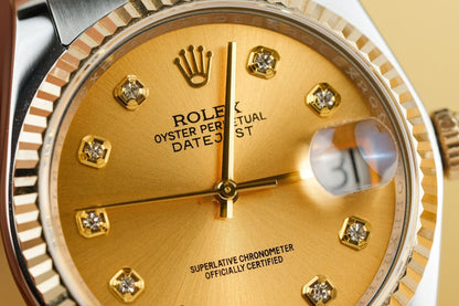 Rolex DateJust 126233 Replica Gold Wrapped Champagne Dial 36mm Clone