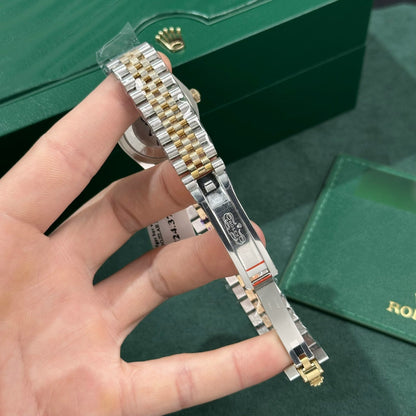 Rolex DateJust 31mm Replica – Green Dial – Gold Wrapped – GM Factory