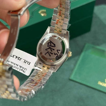 Rolex DateJust 31mm Replica – Green Dial – Gold Wrapped – GM Factory