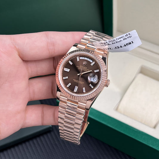Rolex Day-Date Replica Gold Wrapped GM Factory 40mm