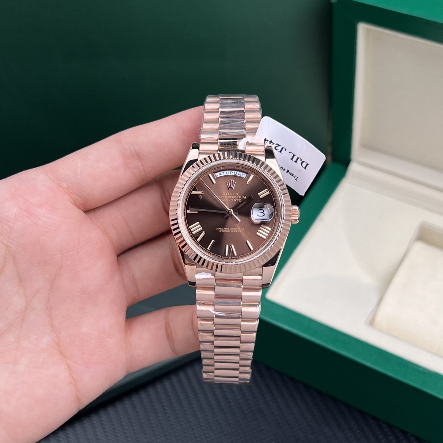 Rolex Day-Date Replica Gold Wrapped GM Factory 40mm
