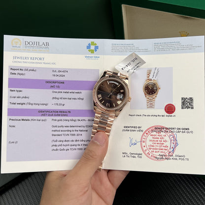 Rolex Day-Date Replica Gold Wrapped GM Factory 40mm
