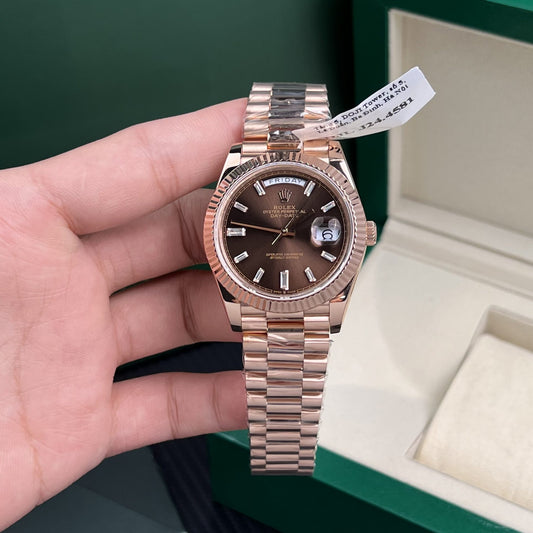 Rolex Day-Date Gold Wrapped Chocolate Dial GM Factory 40mm