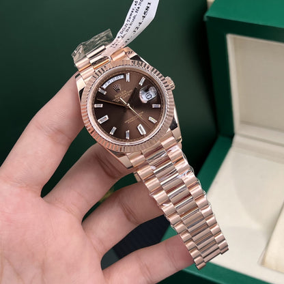 Rolex Day-Date Gold Wrapped Chocolate Dial GM Factory 40mm