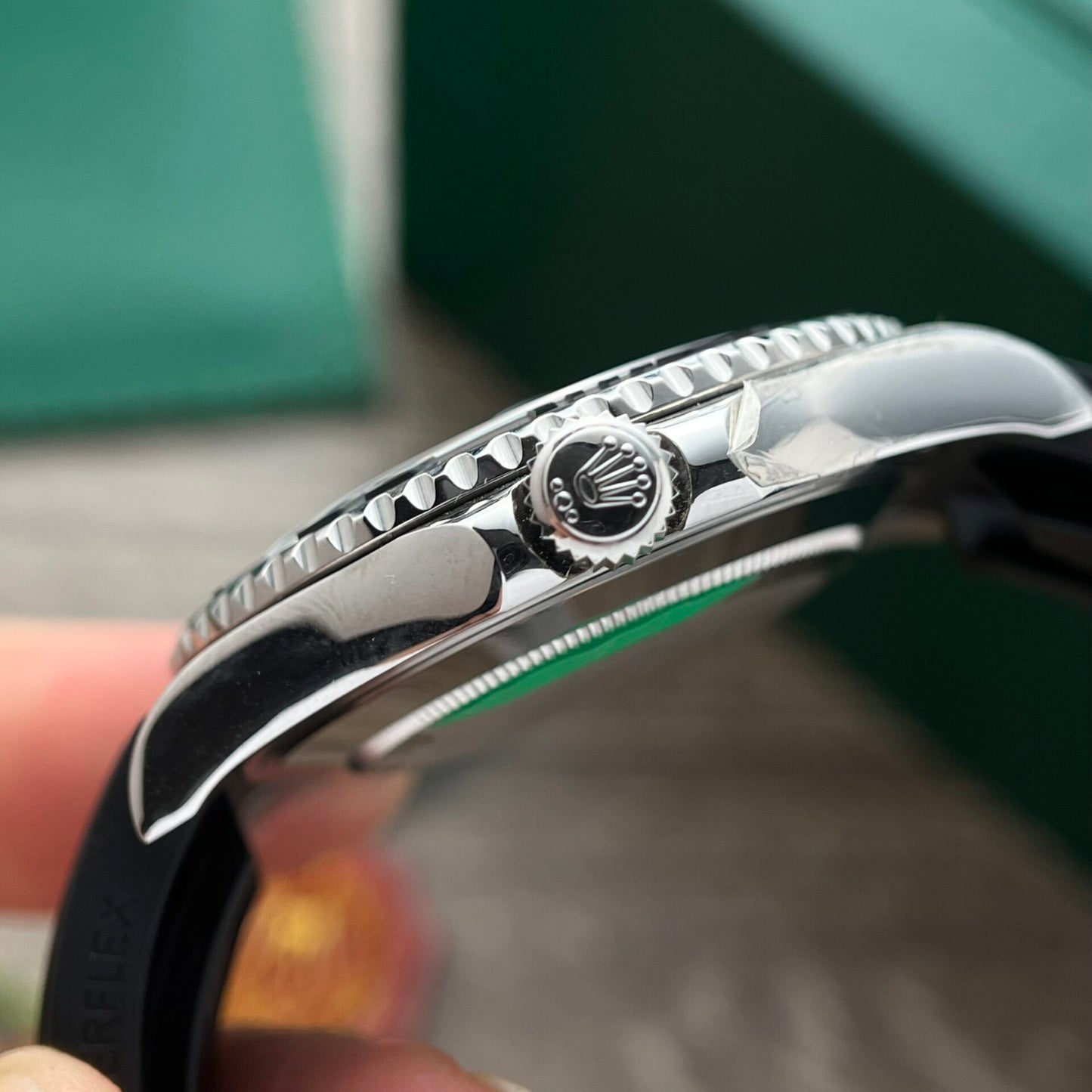 Rolex Yacht-Master Black Dial Rubber Strap EW Factory 40mm