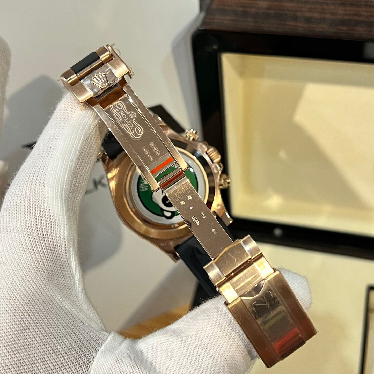 Rolex Daytona Replica Watch White Dial Rubber Strap BT Factory 40mm