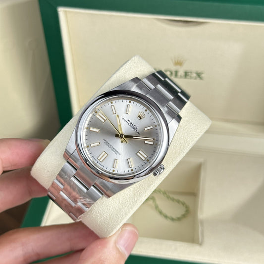 Rolex Replica Watch Oyster Perpetual 124300 Silver Dial Clean Factory 41mm