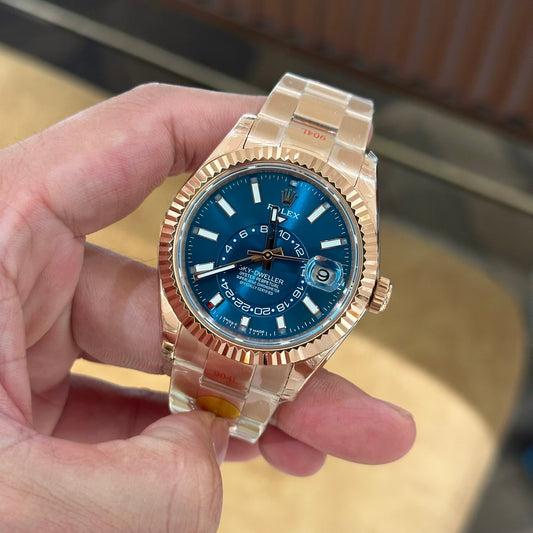 Rolex Sky-Dweller 336935 Replica 11 Watch Rose Gold Noob Factory 42mm