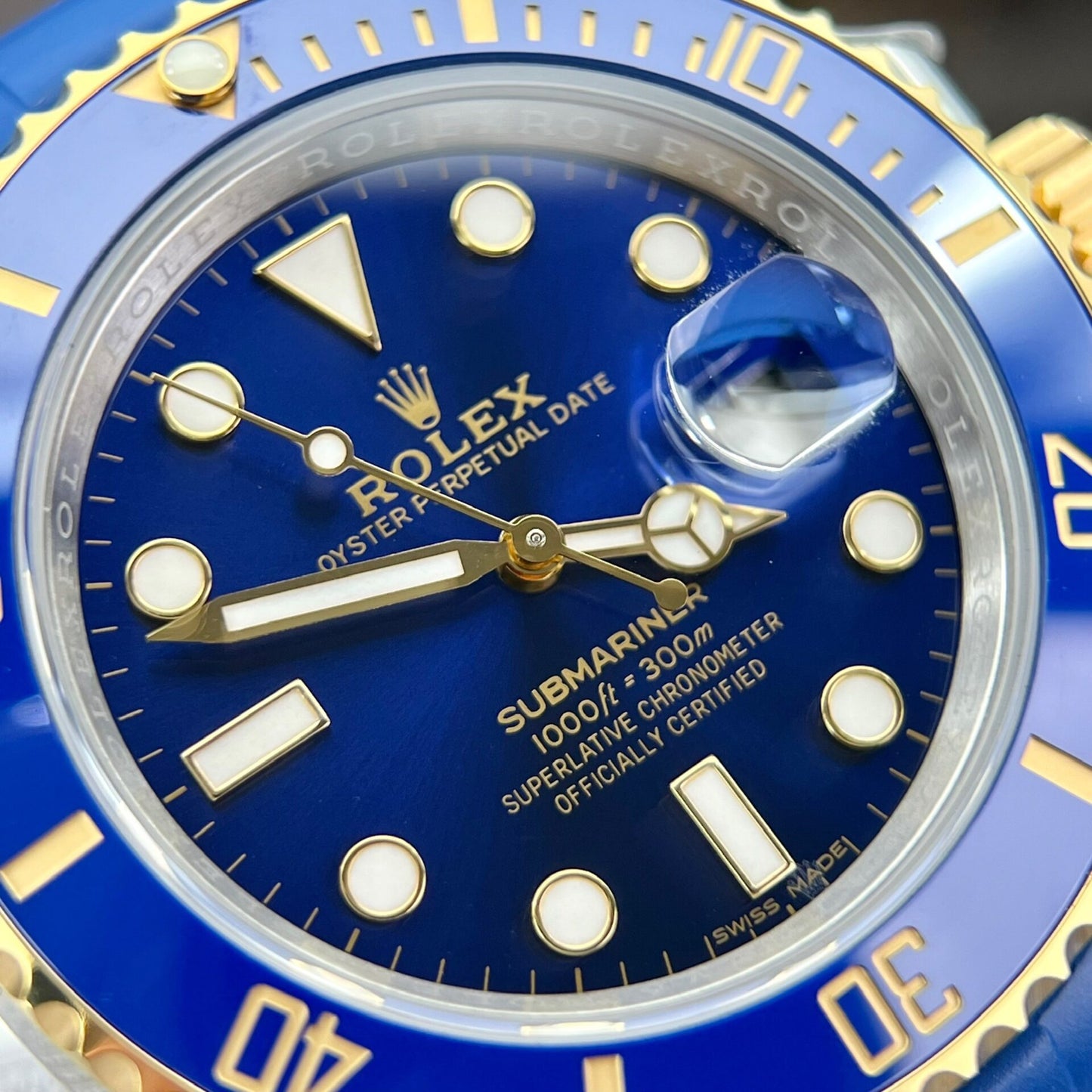 Rolex Submariner Replica Watches Blue Dial Clean Factory 40mm
