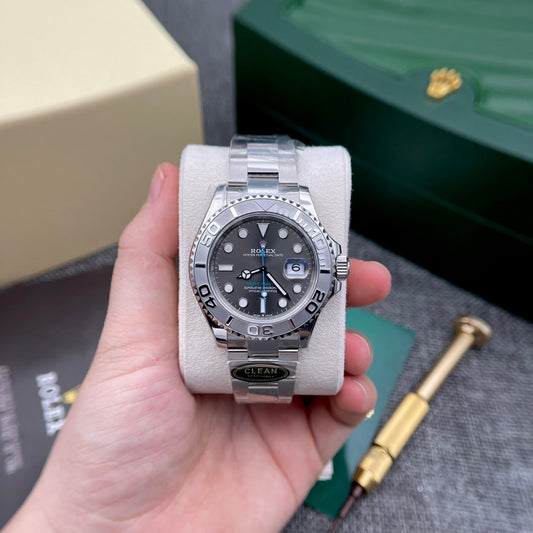 Rolex Yacht-Master 116622 Replica Watch Grey Dial Clean Factory 40mm