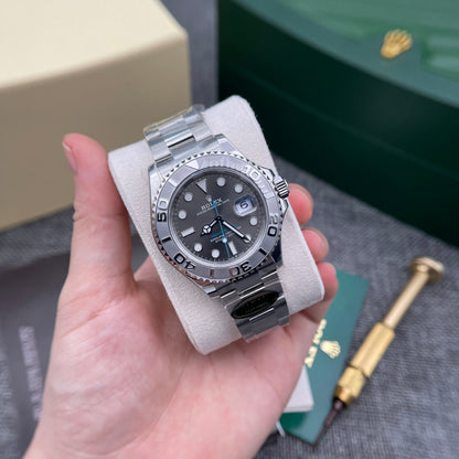 Rolex Yacht-Master 116622 Replica Watch Grey Dial Clean Factory 40mm