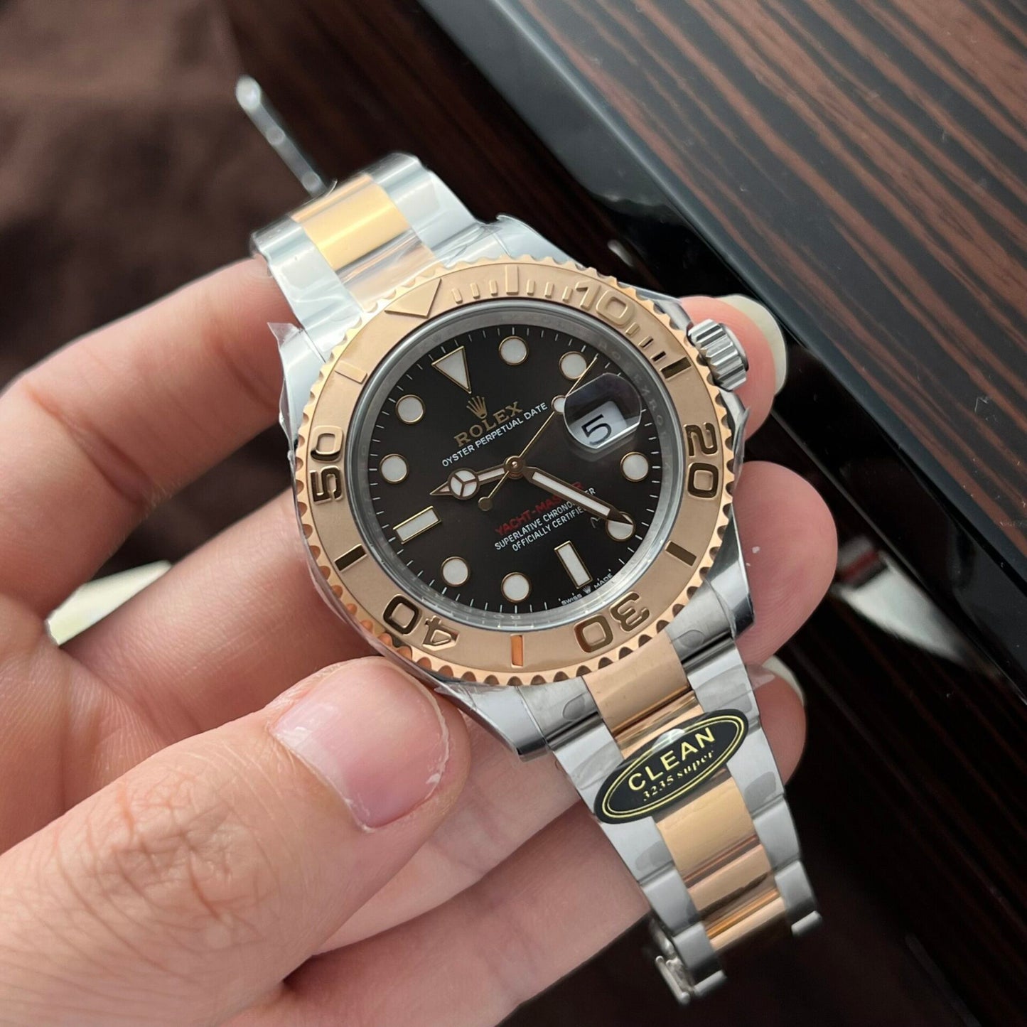 Rolex Yacht-Master 126621 Replica Watch Dial Chocolate Clean Factory 40mm