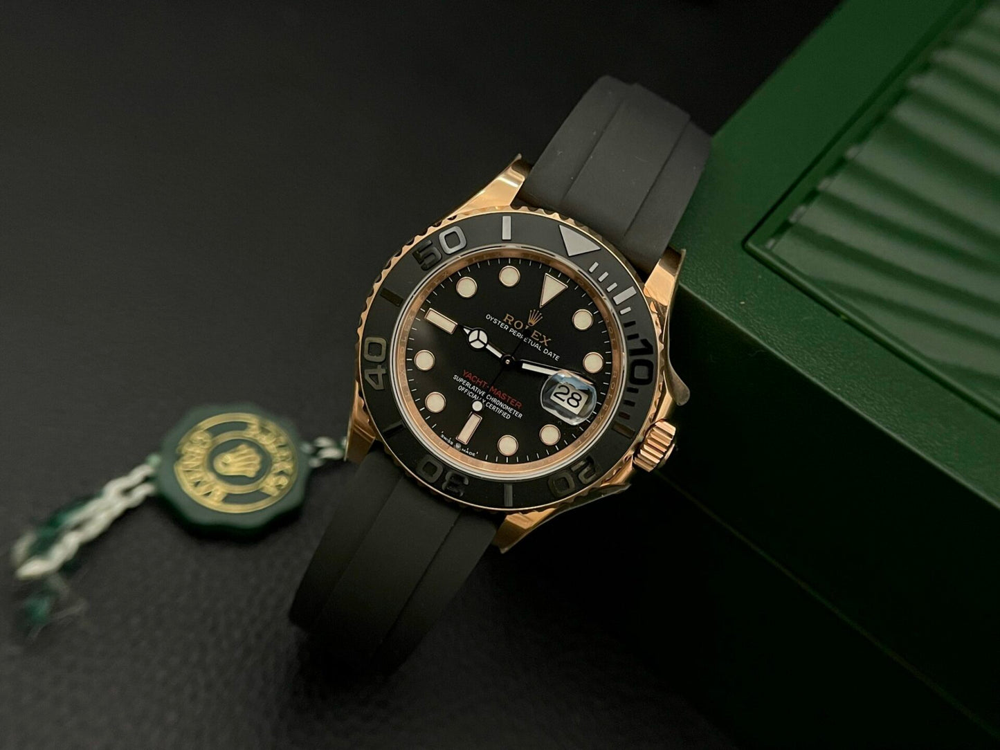 Rolex Yacht-Master Best Replica Watch Black Dial EW Factory 40mm