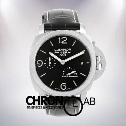 GMT Men's 44mm PAM00321 Automatic Silver-tone