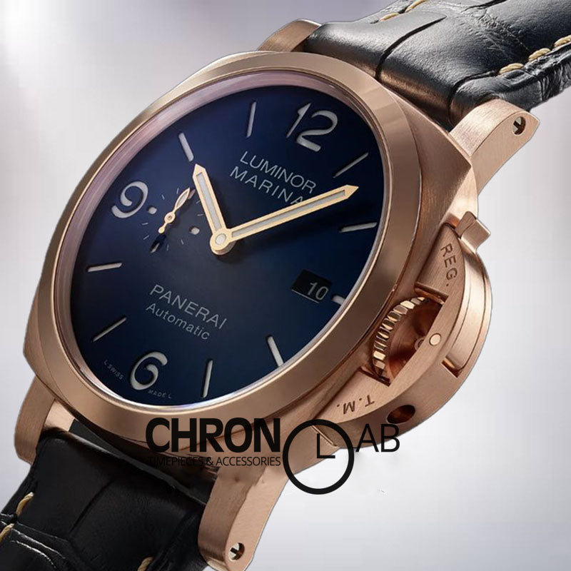 Marina Men's 44mm PAM01112 Blue Dial