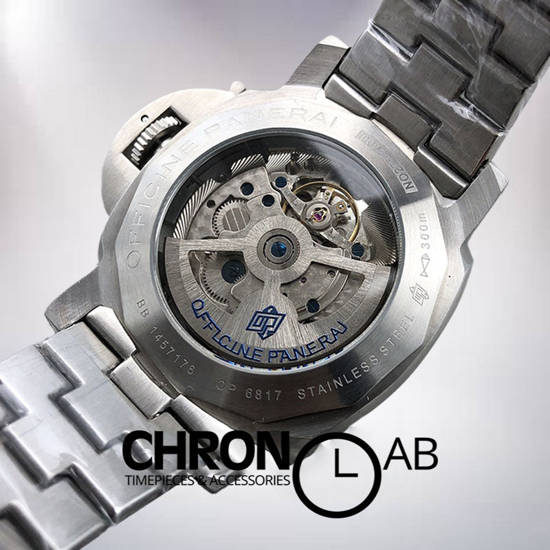 Marina Men's 44mm PAM01316 Bracelet Blue Dial