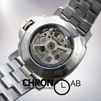 Marina Men's 44mm PAM01316 Bracelet Blue Dial