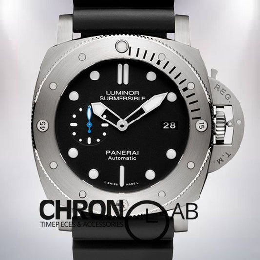 Submersible PAM00682 Men's 47mm Rubber Band