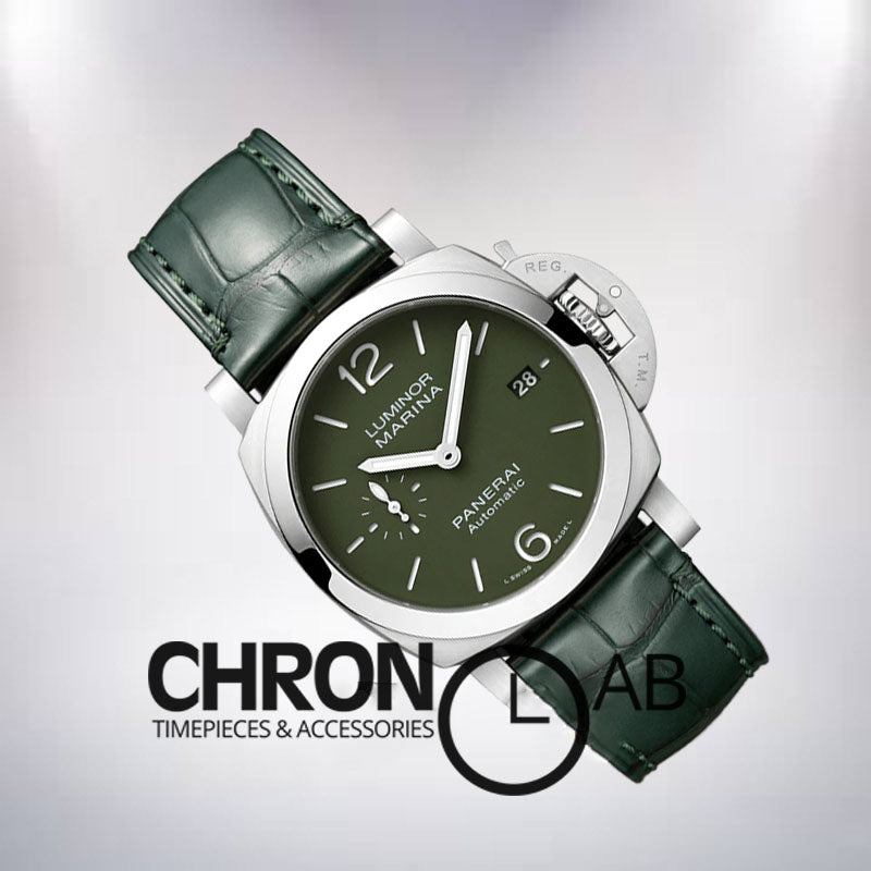 Marina Men's PAM01304 44mm Silver-tone Automatic