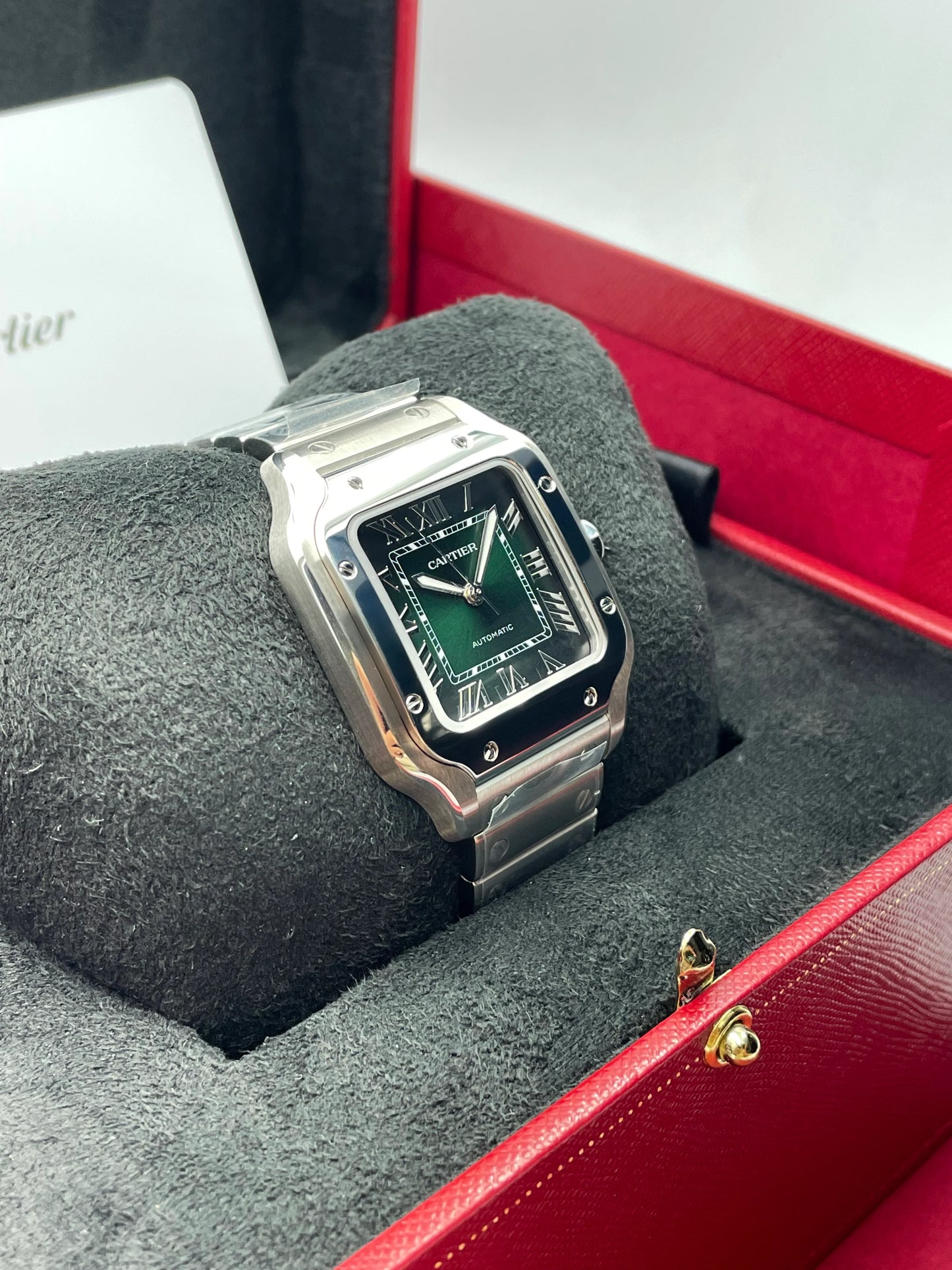 Santos de Cartier Smoky Green Medium WSSA0061