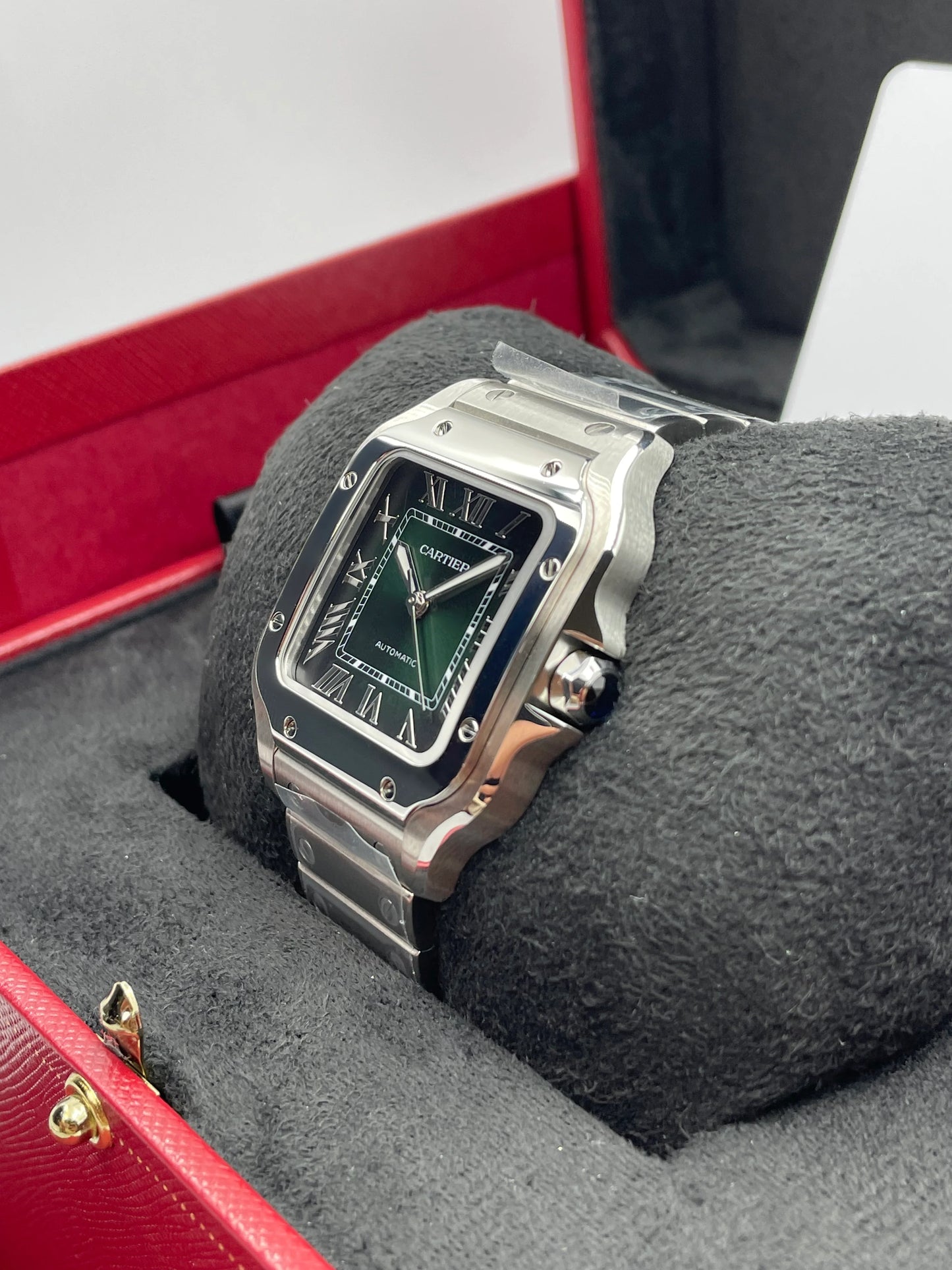 Santos de Cartier Smoky Green Medium WSSA0061