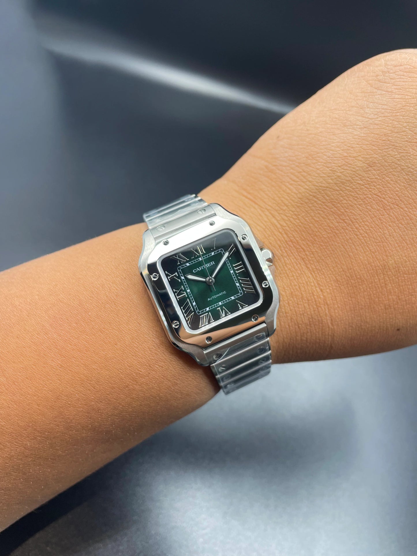 Santos de Cartier Smoky Green Medium WSSA0061