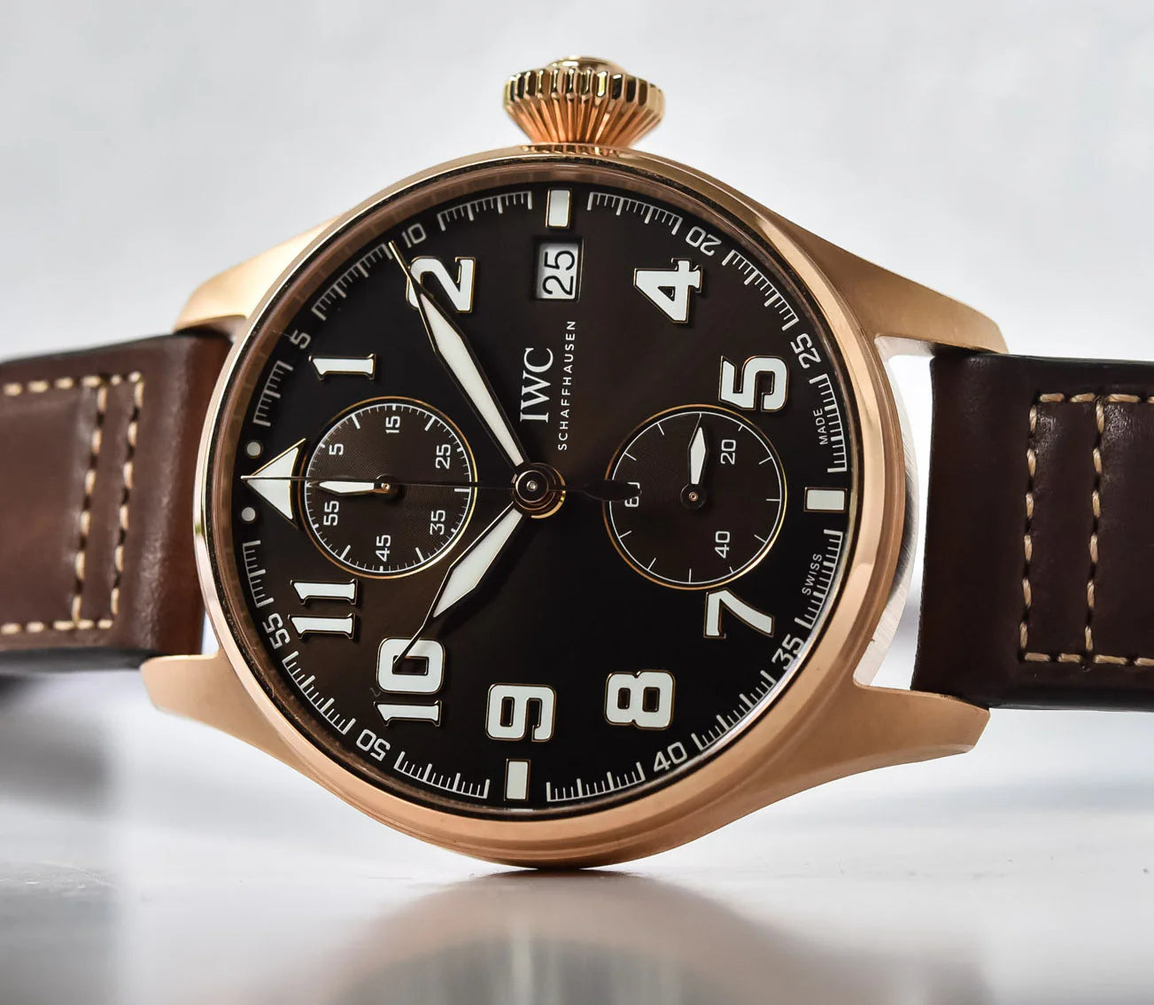 Πίσω όψη IWC Big Pilot’s Monopusher Antoine de Saint Exupéry